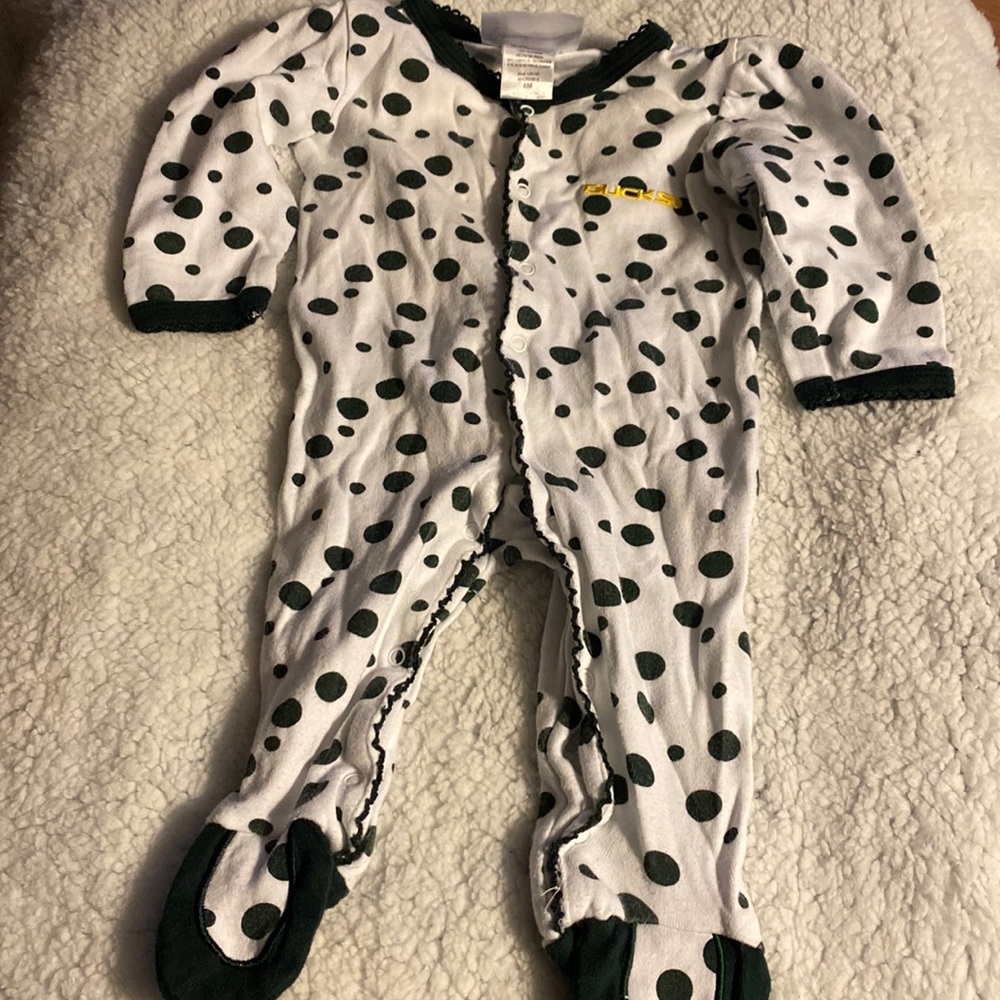 Two Feet Ahead Polka Dot Sleeper Size 6M